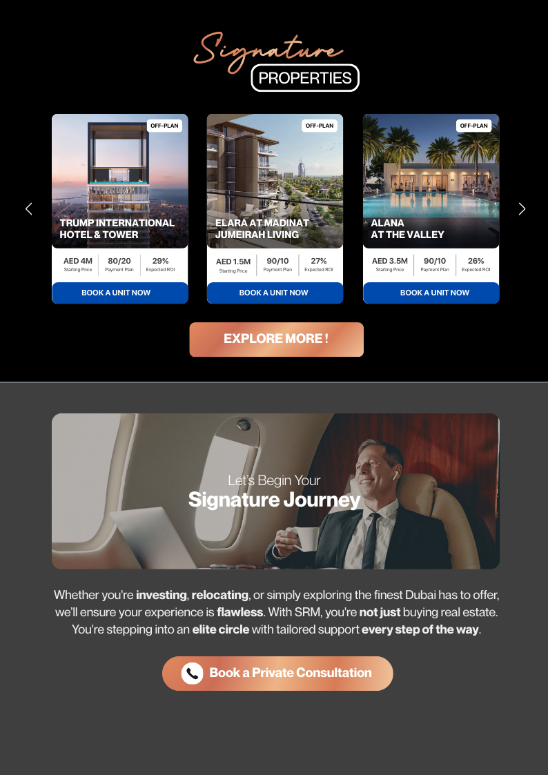[Email Campaign] SRM Signature Invitation to HNWIs