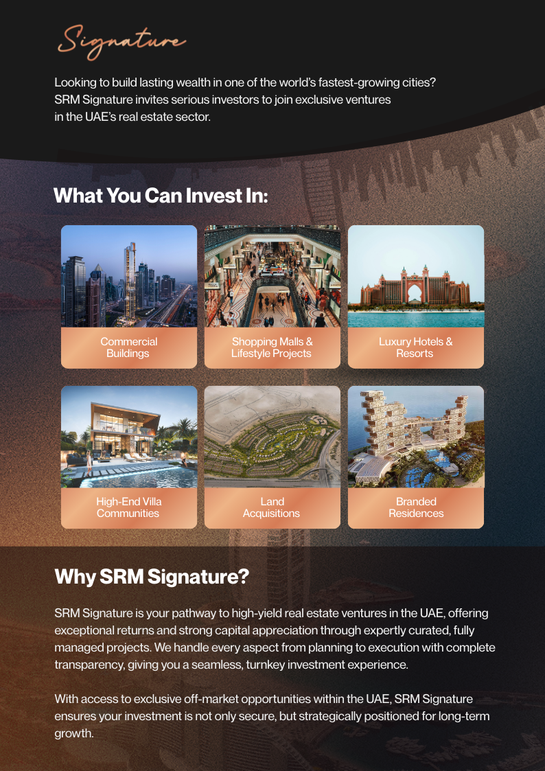 [Email Campaign] SRM SignatureInvitation to HNWIs