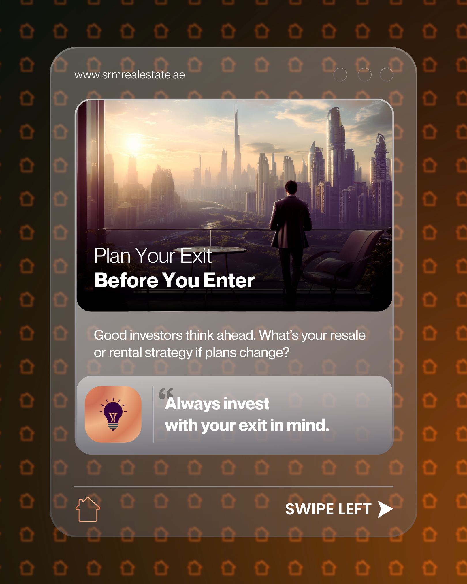 6 Plan your Exit before you enter